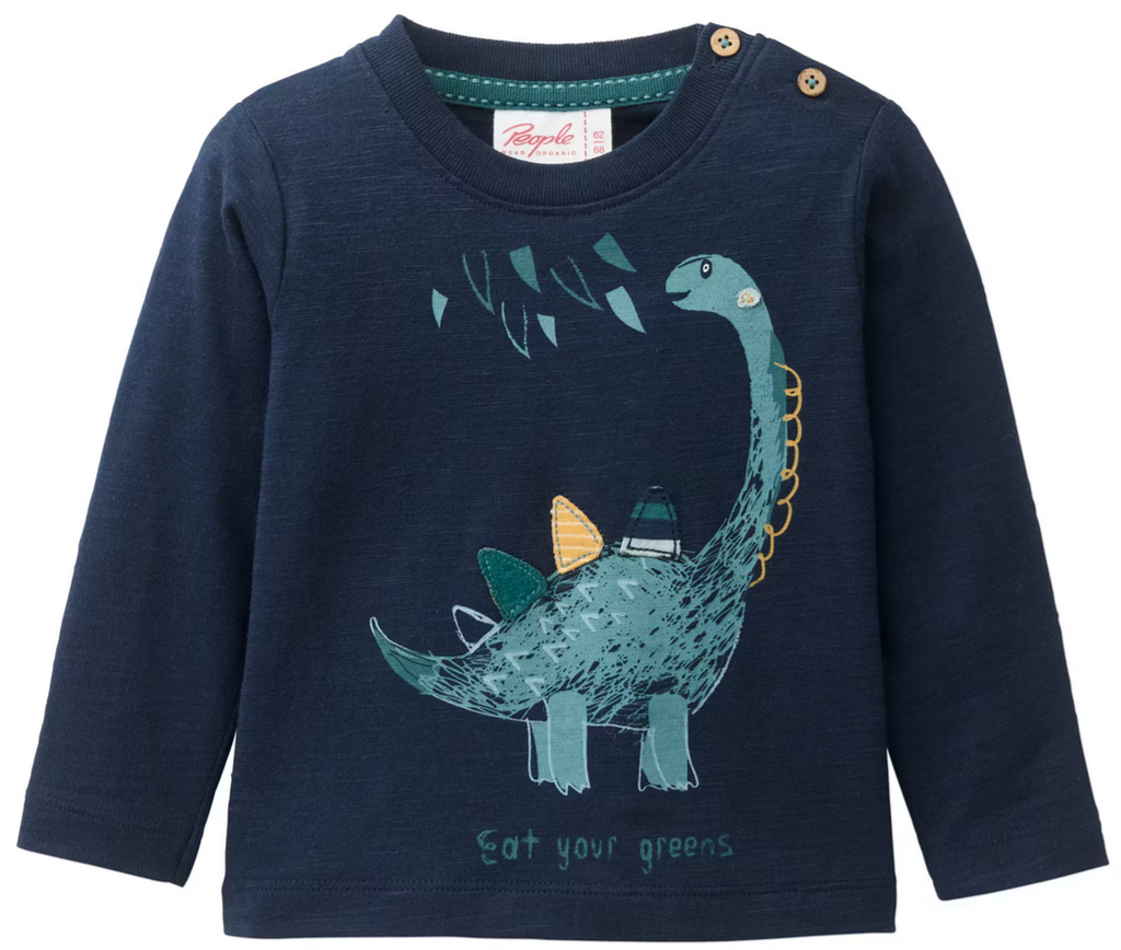 Baby Langarmshirt "Dinosaurier", PWO