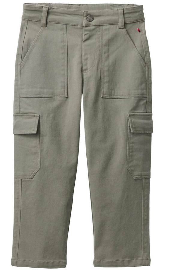 Pantalon cargo enfant en sergé "Kaki", PWO