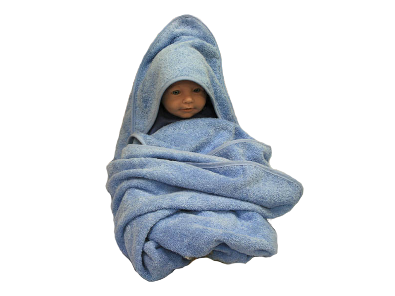  Bath towel with hood , 80x80 , Leela Cotton 