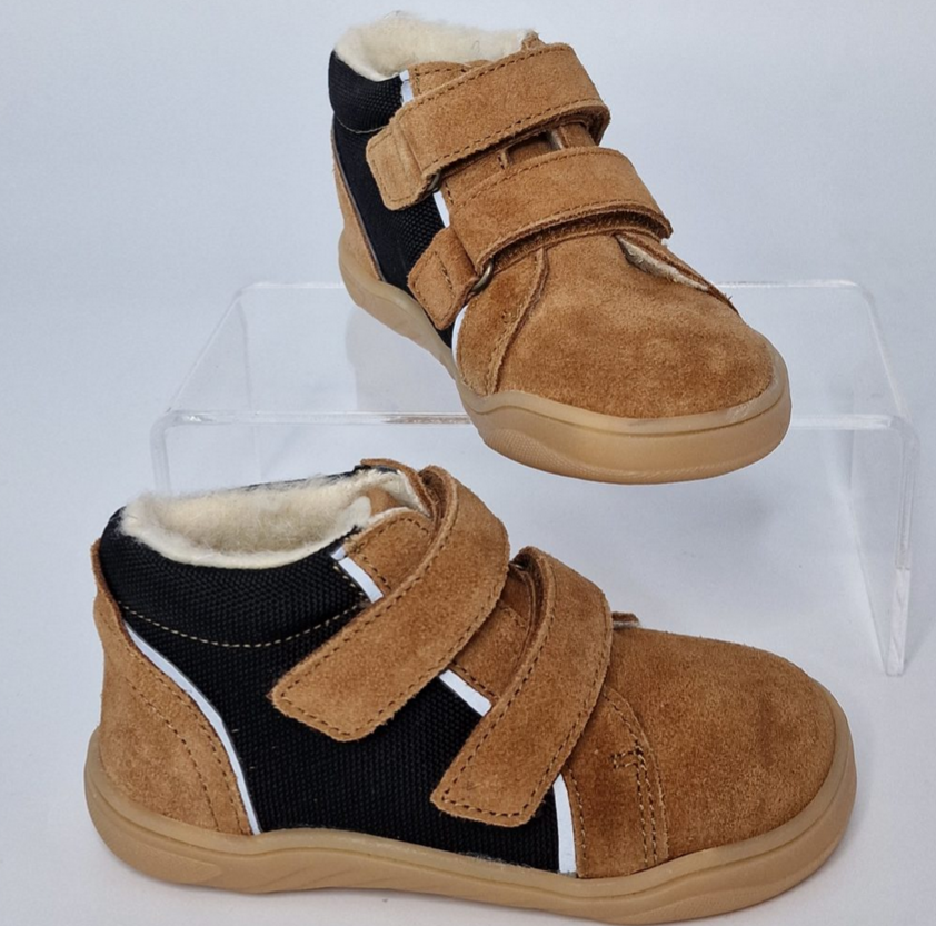 Kinderschuh Mario mit Klettverschluss, Barfußschuh, Pololo