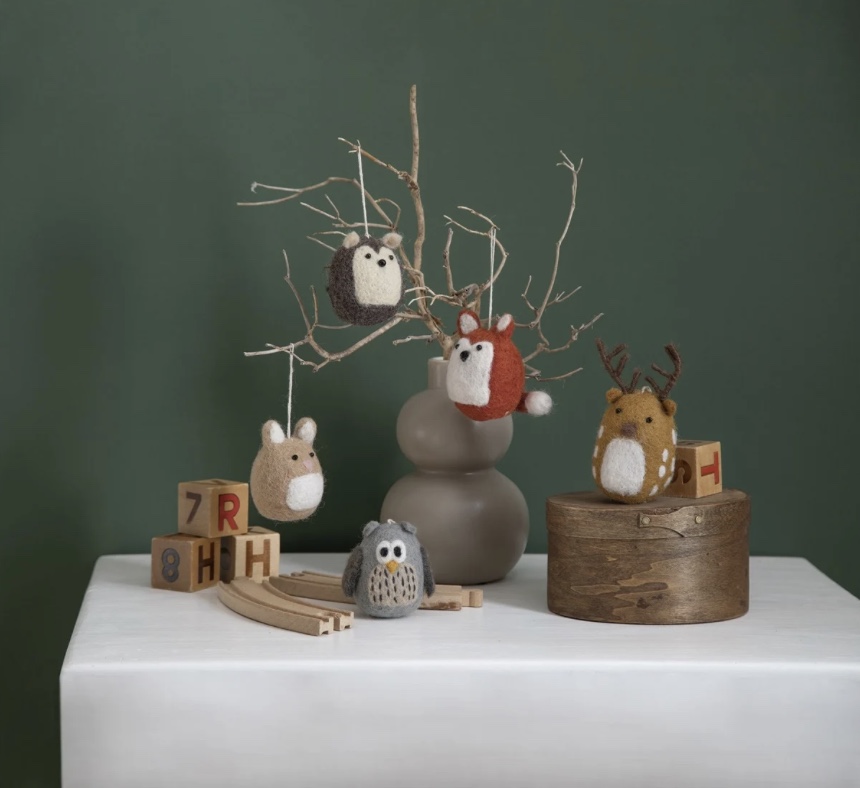 Waldtiere - 5er-Set, Gry und Sif