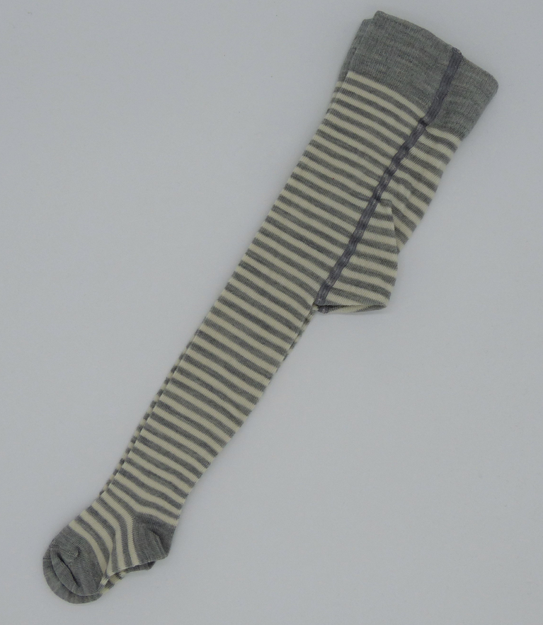 Striped wool baby tights, Grödo