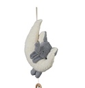 Boite à musique Teddy lune avec éléphant, Efie