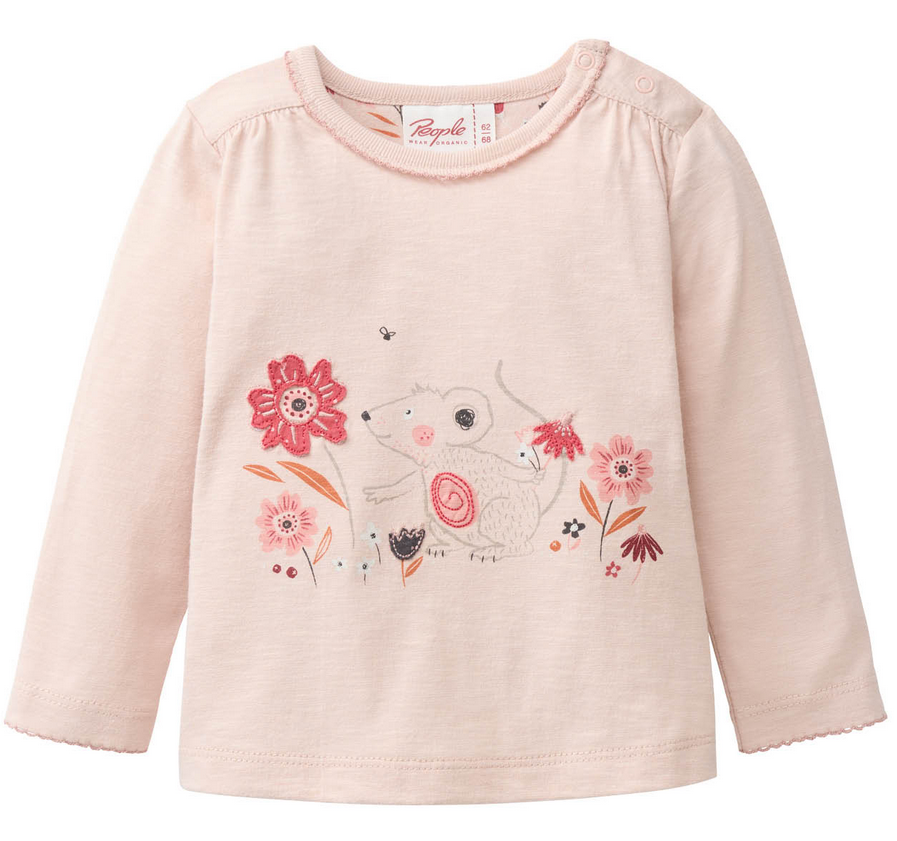 Baby long-sleeved shirt "Mouse", PWO