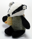Badger black and white, 32 cm, Kallisto