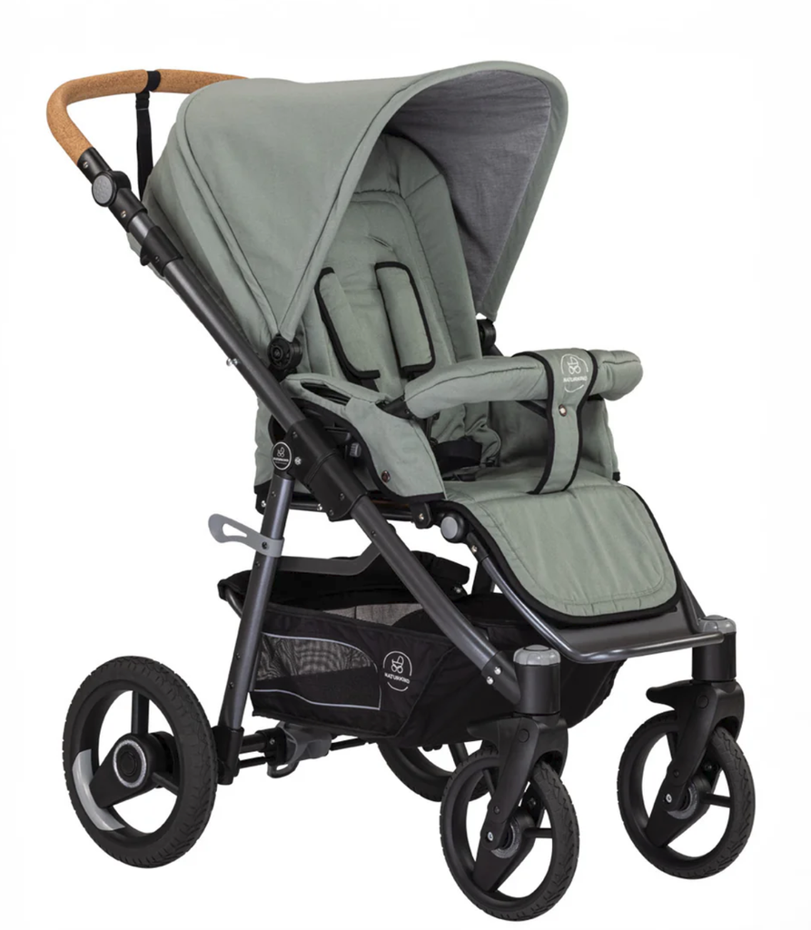 1.Part. Kinderwagen Lux Evo Jade, Naturkind (LNPM)