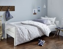Satin children's bed linen "Polka dots & stripes"  Cotonea 