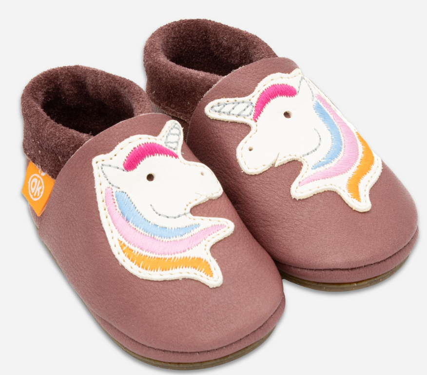 Chaussons pieds nus Amigo Licorne, Orangenkinder