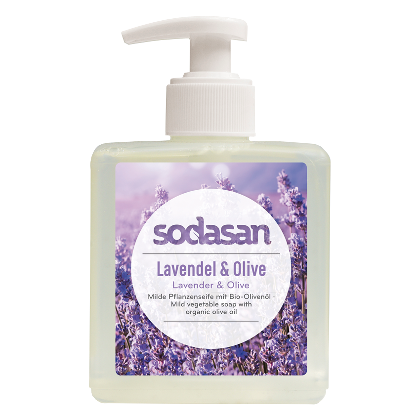 Bio-Flüssigseife Lavendel & Olive, Sodasan