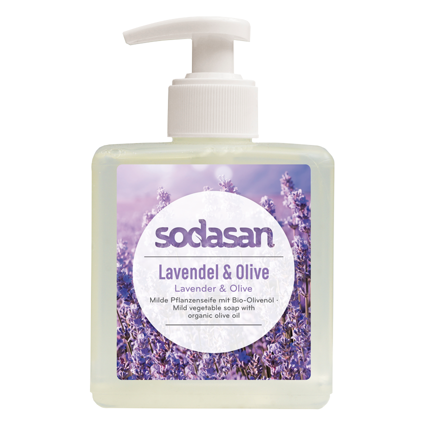 Organic Liquid Soap Lavender & Olive, Sodasan