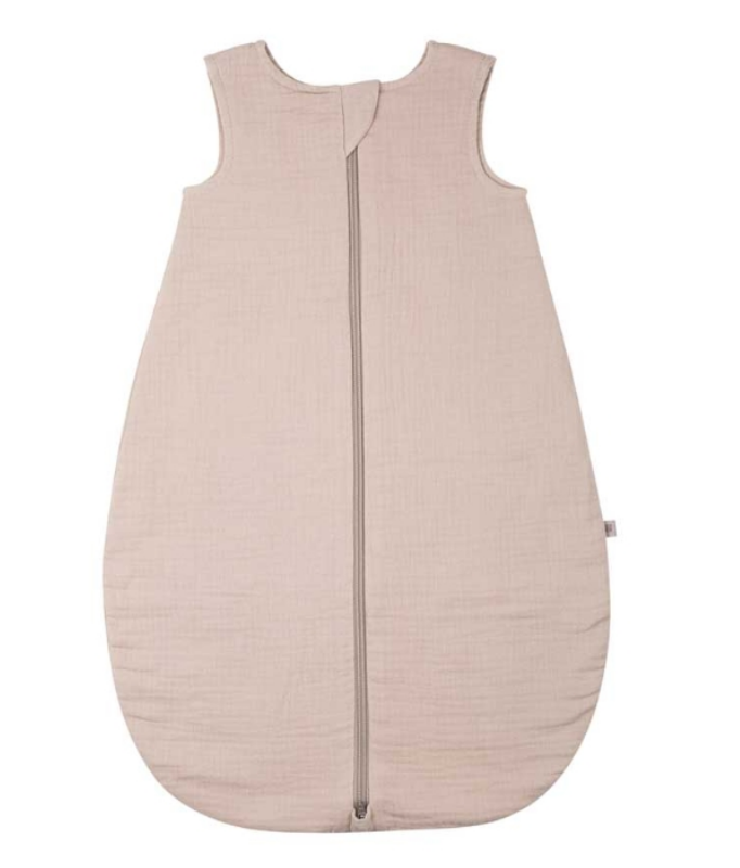 Schlafsack Mull feiner luftiger TRIPLE-Musselin, mit Zipper, Pure Pure