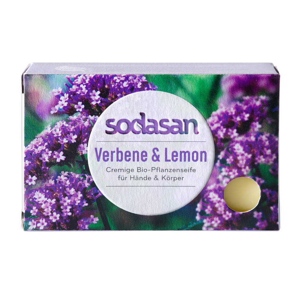 Savon bio verveine & citron, Sodasan