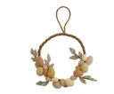 Couronne de Pâques, œufs jaunes, GRY & SIF