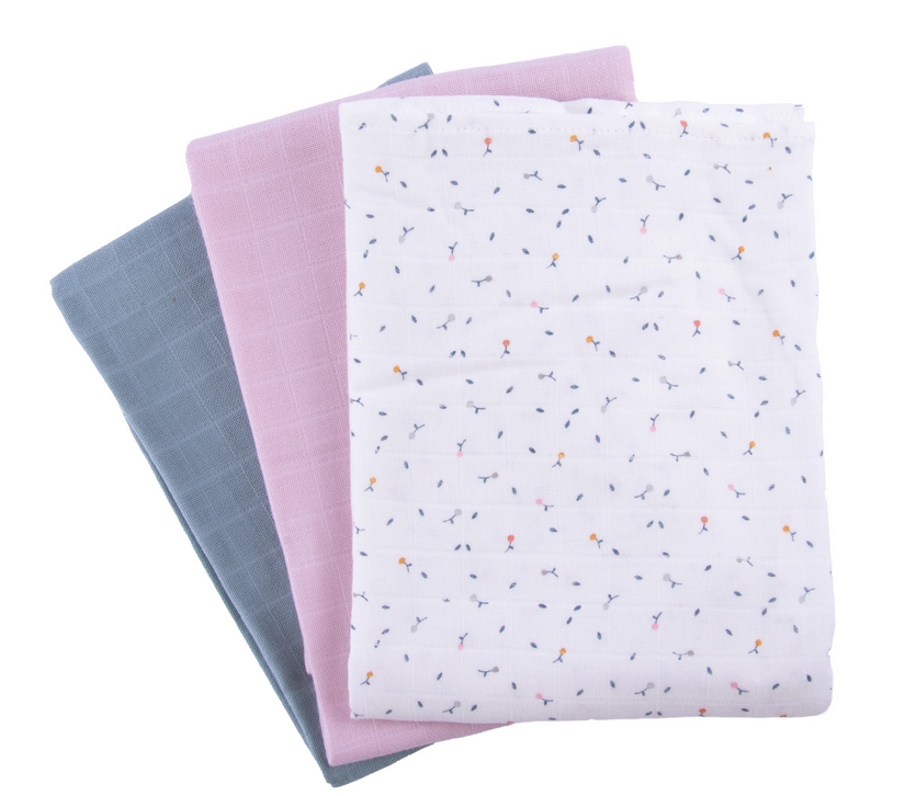 muslin diaper 3-pack , popolini