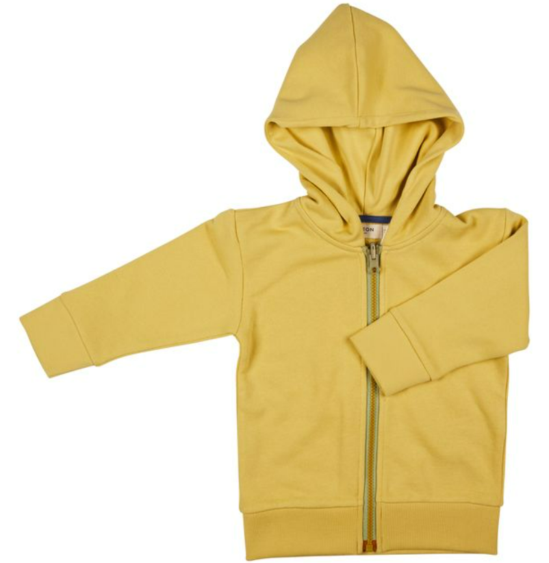 Sweat-Kapuzenweste, Pigeon Organic