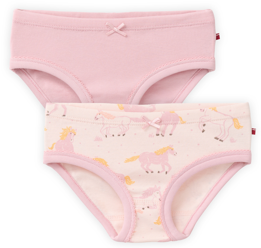 Lot de 2 slips"Cheval/Rose", PWO