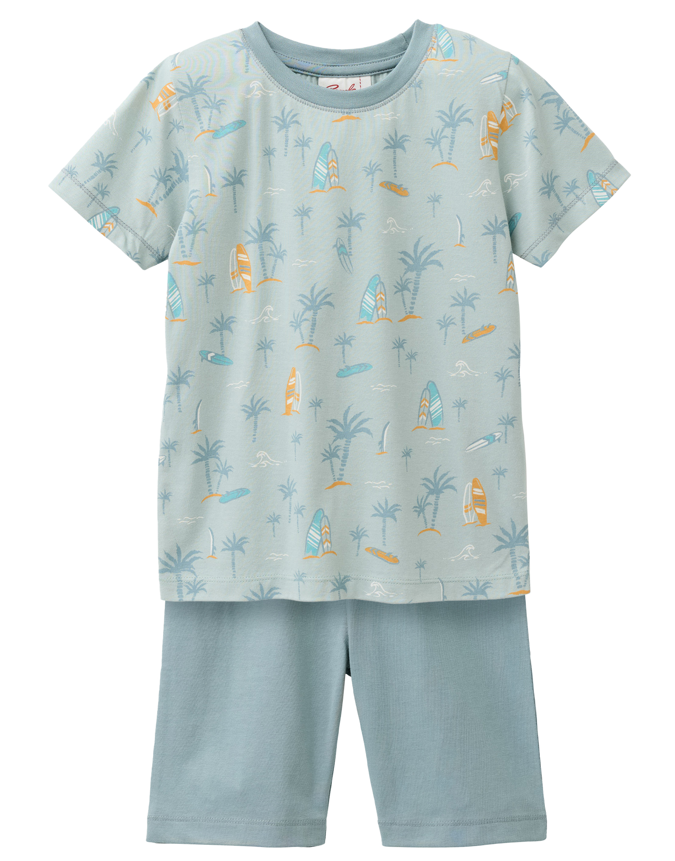 Pyjama set, short, ‘Palm trees’, PWO