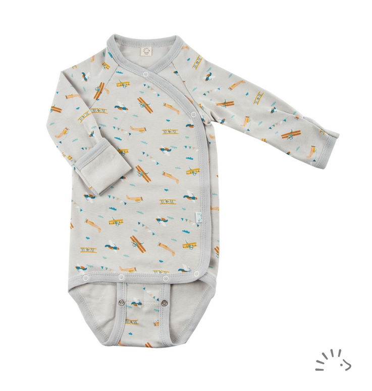 Wickelbody , 100% Baumwolle , Popolini