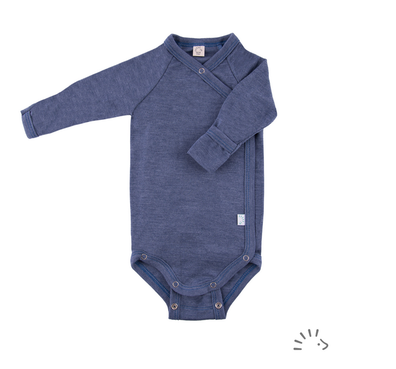 Body cache-coeur, 70% laine 30% soie, Popolini