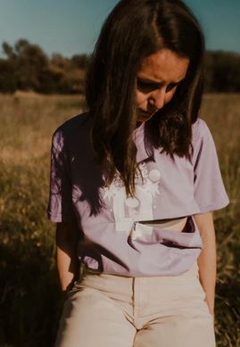 T-Shirt  d'allaitement "The Place to Breast", You & Milk