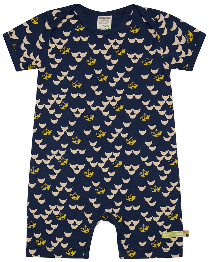 Baby Romper "Ultramarine" Short, Loud+Proud