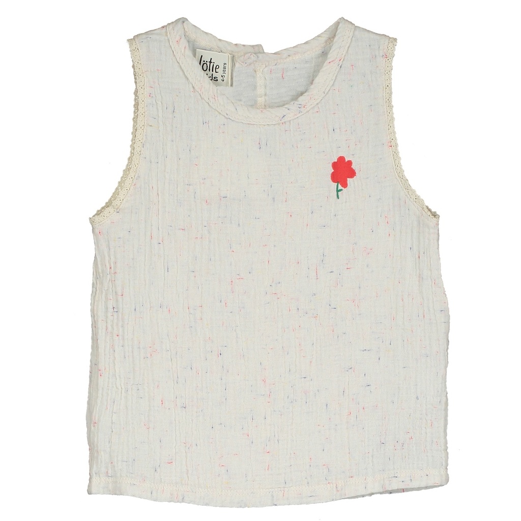 Gewebtes Baumwoll Top "Poppy Embroidery“, LötieKids