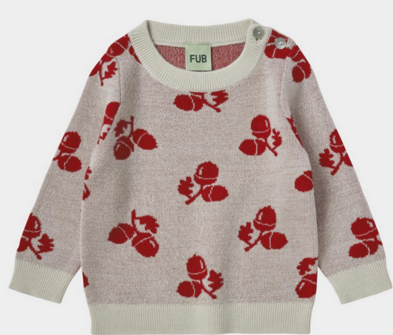 Baby Woll-Pullover Eichel 74, FUB (LNAR)