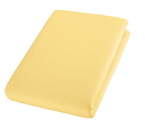 Spannbezug Jersey 60x120/70x140 Sonnengelb, Cotonea (LNAR)