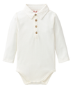 Long-sleeved bodysuit with collar, PWO