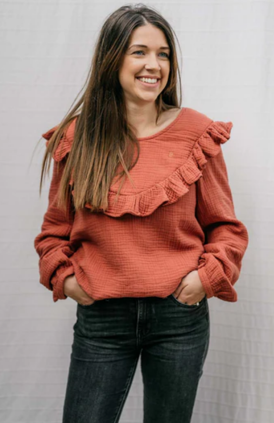 Breastfeeding blouse "Bohemilk gauze ", You & Milk