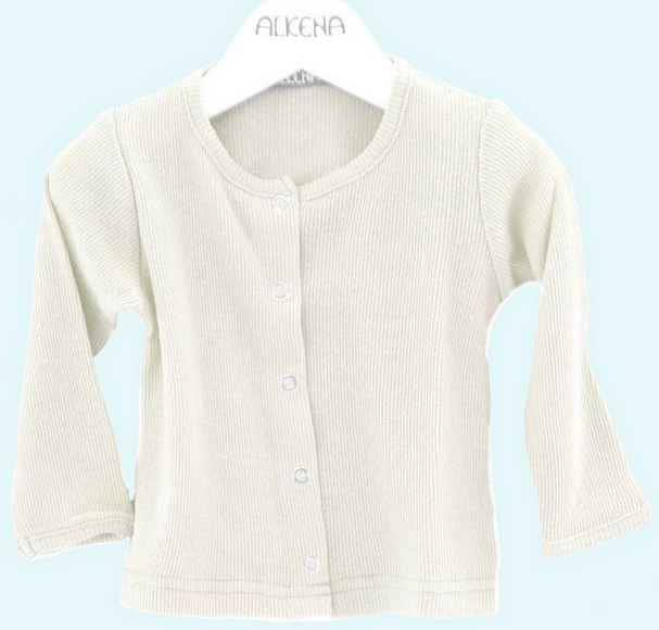 Baby Jäckchen Bourette Seide , Alkena (LNBS)