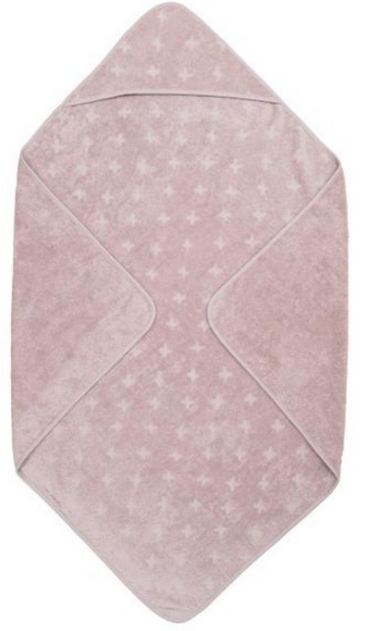 Baby Wickelhandtuch rosa 100x100, Musli (LNCT)