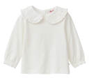 Baby long-sleeved shirt with collar, PWO