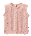 Knitted baby sweater vest, PWO