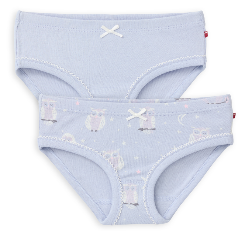Lot de 2 slips enfants "Lilas/Hiboux", PWO
