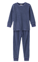 Frottée Pyjama "Dunkelblau/gestreift", PWO