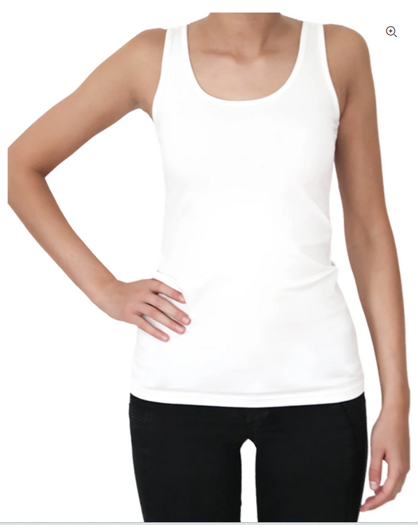 Tanktop 100% Baumwolle, Albero-Natur