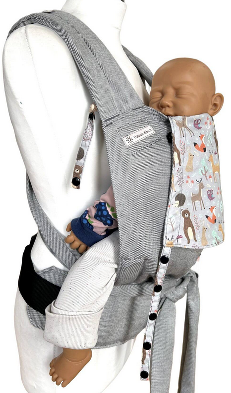 Tragehilfe Soft Tai Babysize Magic Forest, Fräuleinhübsch Geburtsliste (LNCT)