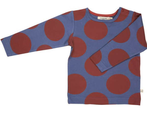 Baby Langarm-shirt "Kreise", Pigeon organics