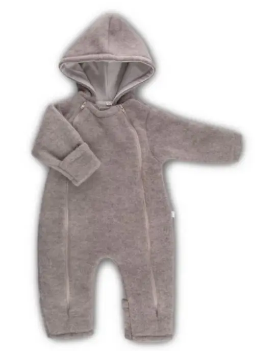 Baby Wollfleece Overall mit Reißverschluss, Popolini