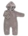Baby wool fleece overall with zipper, Popolini