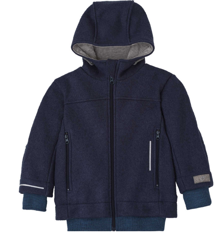 Wool felt outdoor jacket, Disana