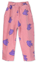 Pantalon large en velours côtelé "Flowing Birds", Lötiekids