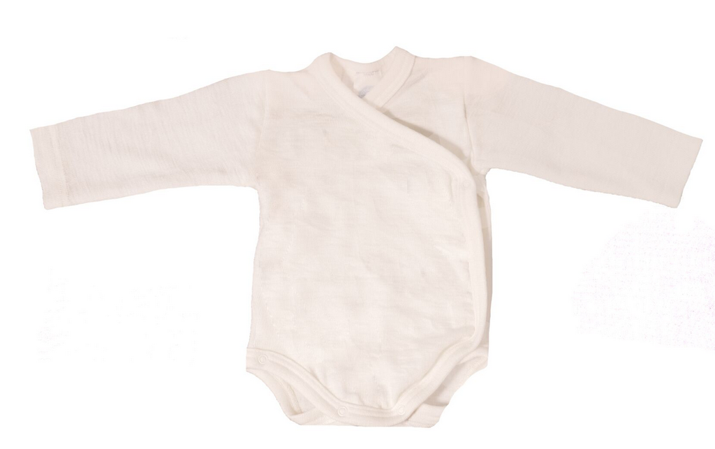 Baby Wickelbody Wolle/Seide/Baunwolle, Cosilana