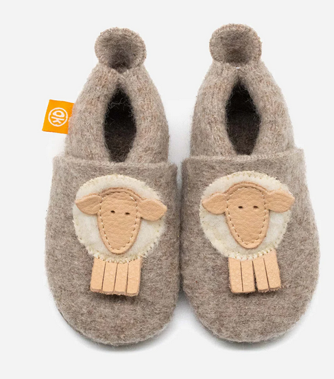 Chaussons en feutre Amigo-Wolli Mouton, Orangenkinder