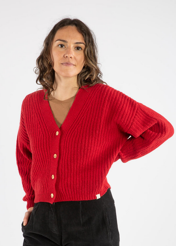 Cardigan tricoté bio, Matona