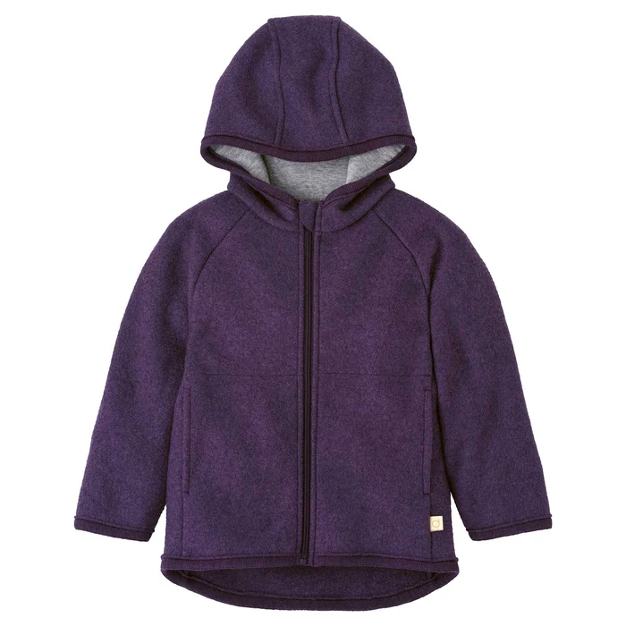 Baby Wool boiled jacket with zip, Disana