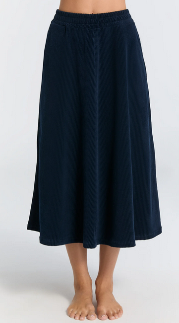 Jupe en velours côtelé pour femme, Leela Cotton