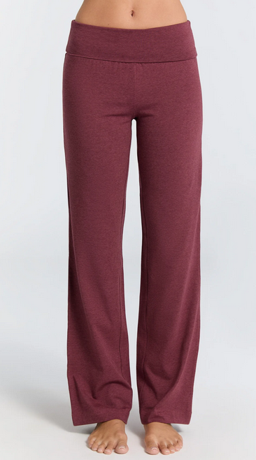 Women's trousers with turn-up waistband, Albero-Natur