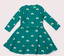 Long Sleeve "Rainbow" Dress, LGR